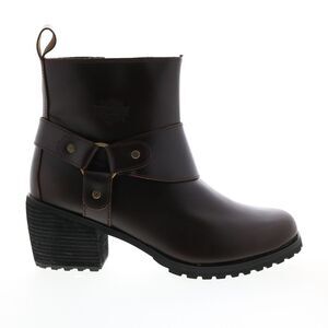 Harley-Davidson Womens Lalanne Harness Brown Boots (NWT)